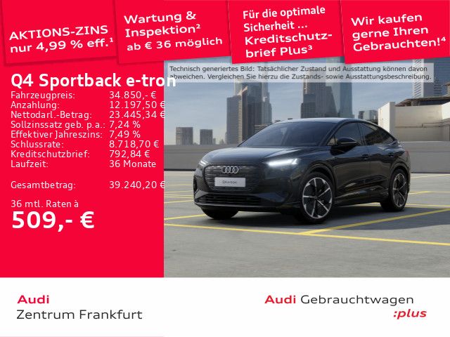Audi Q4 e-tron 54.912 km 34.450 &euro; Frankfurt am Main 60326