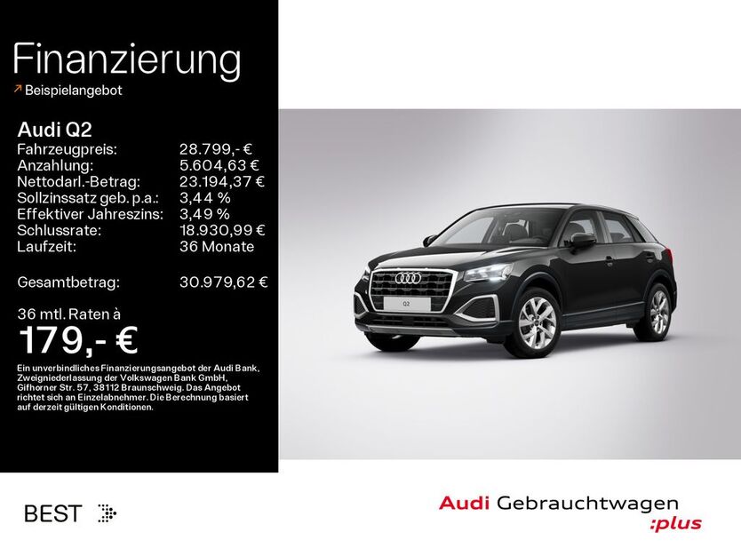 Audi Q2 25.500 km 28.799 € Mühlheim 63165