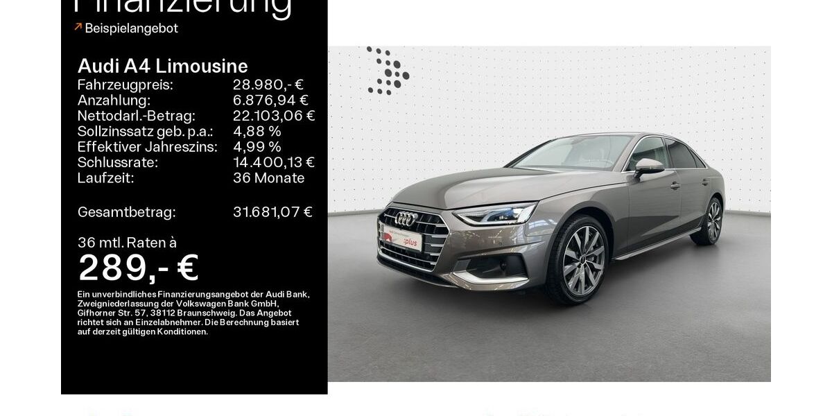 Audi A4 20.979 km 28.980 &euro; Hofheim 65719