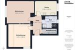 Dachgeschoßwohnung Frankfurt am Main West - 2 Zimmer, 52 m&sup2;, 735&euro; | Angebot:26365146
