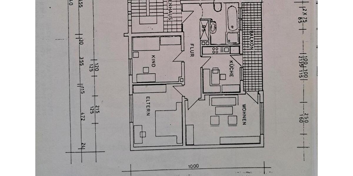 Etagenwohnung Riedstadt - 3 Zimmer, 86 m&sup2;, 333.000&euro; | Angebot:26885818