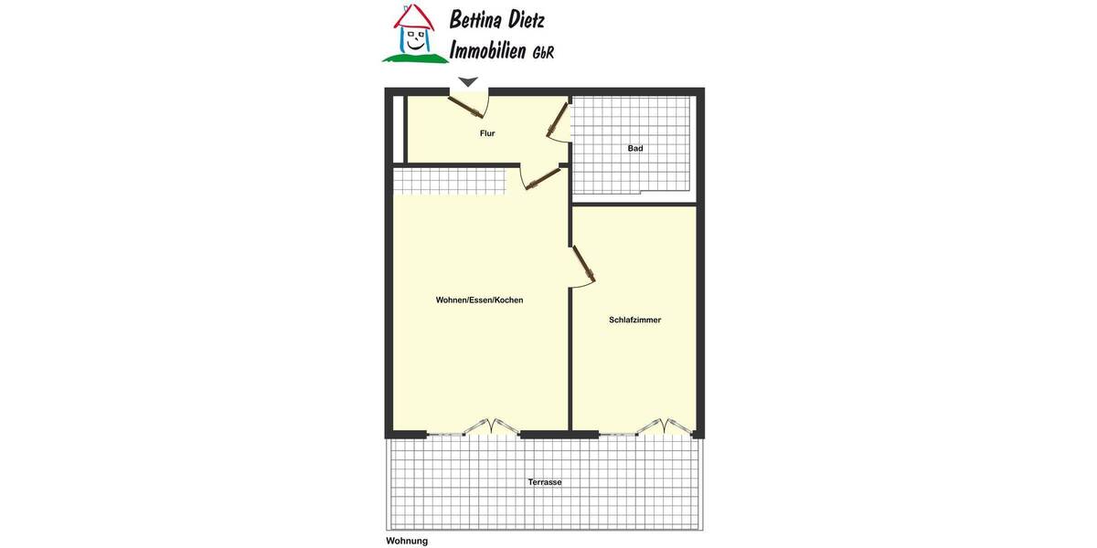 Etagenwohnung Rödermark Ober-Roden - 2 Zimmer, 54 m&sup2;, 698&euro; | Angebot:26834202