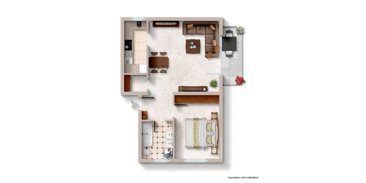 Etagenwohnung Nackenheim - 2 Zimmer, 56 m&sup2;, 189.000&euro; | Angebot:26153817