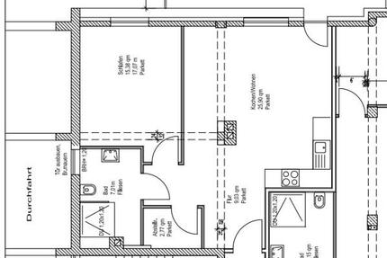 Wohnung Darmstadt Darmstadt-Ost - 2 Zimmer, 68 m&sup2;, 1.017&euro; | Angebot:24408175