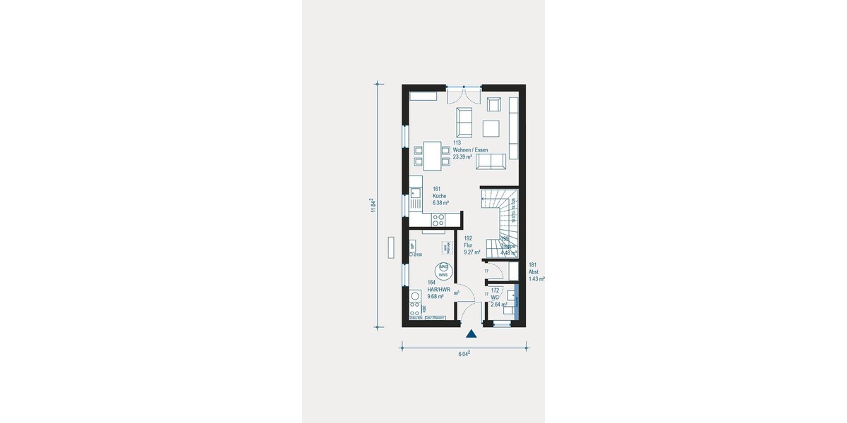 Doppelhaus-Upgrade in Griesheim - Klarer Preis, clever gebaut - Doppelhaushälfte Griesheim | Angebot:27293045