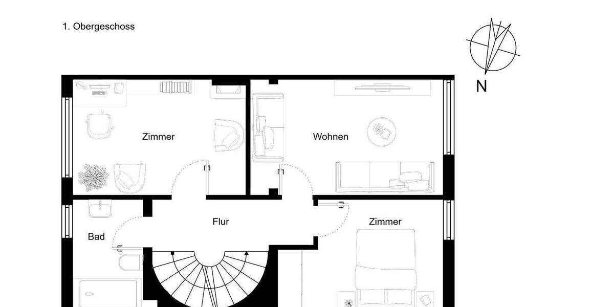 Reihenmittelhaus Hattersheim am Main Okriftel - 5 Zimmer, 118 m&sup2;, 450.000&euro; | Angebot:24748543