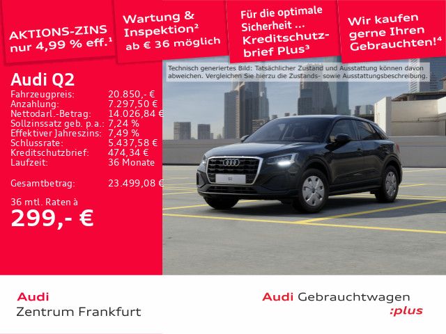 Audi Q2 28.405 km 20.850 &euro; Frankfurt am Main 60314