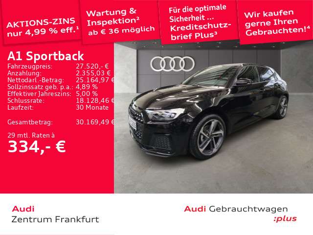 Audi A1 5.900 km 27.880 &euro; Frankfurt 60314
