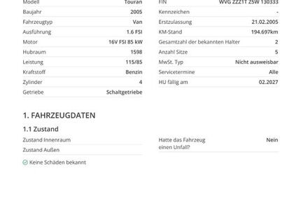 VW Touran 195.000 km 3.400 € Rodgau / Nieder-Roden 63110