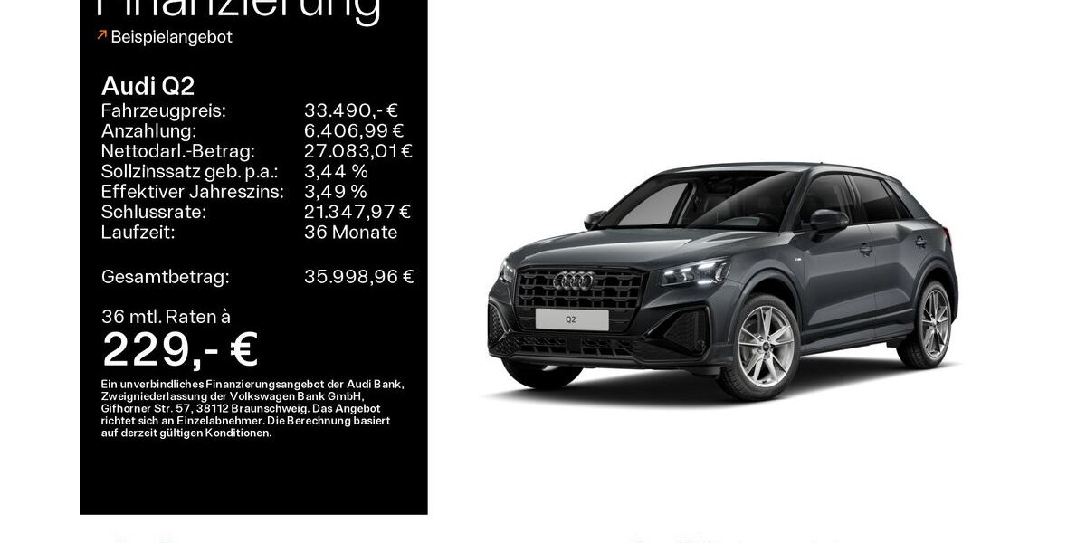 Audi Q2 4.657 km 33.490 &euro; Hofheim 65719