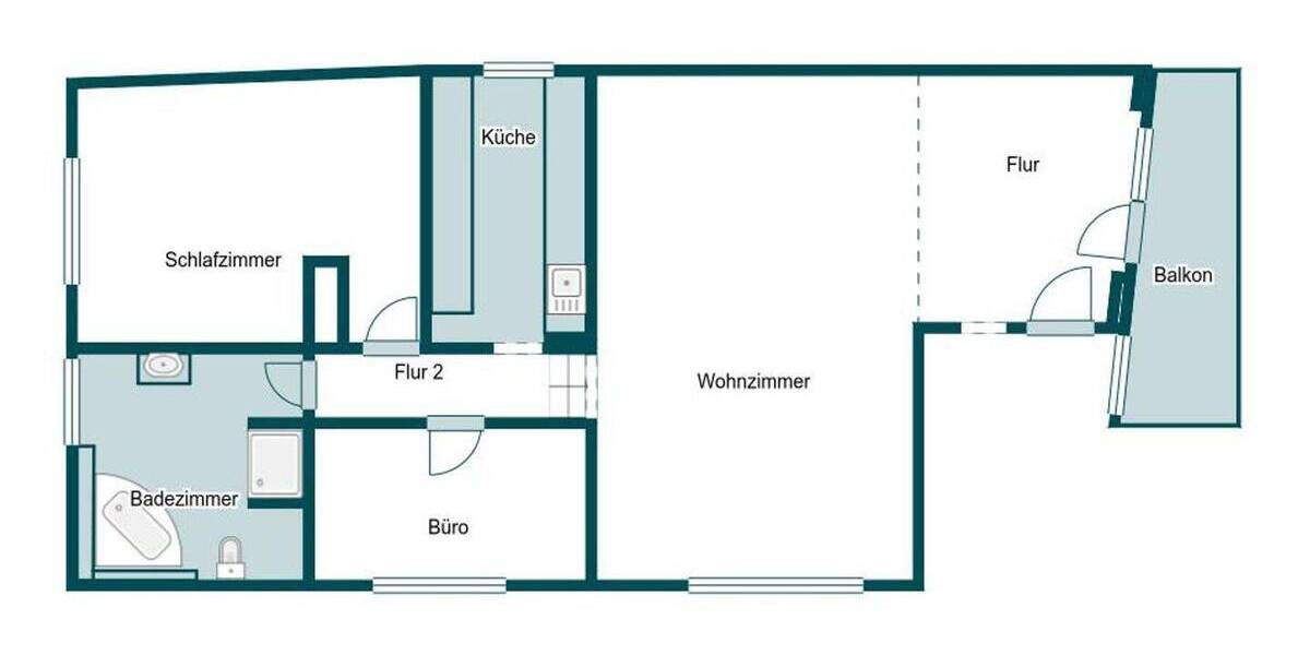Etagenwohnung Trebur Astheim - 2 Zimmer, 86 m&sup2;, 198.000&euro; | Angebot:26475007