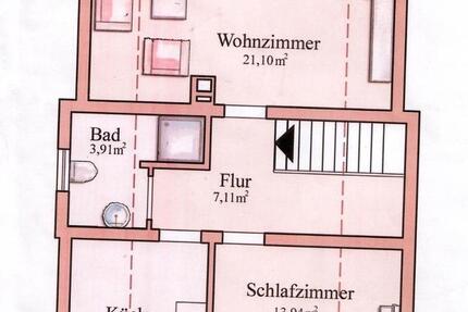 Wohnung Bensheim - 2 Zimmer, 55 m&sup2;, 620&euro; | Angebot:26547092