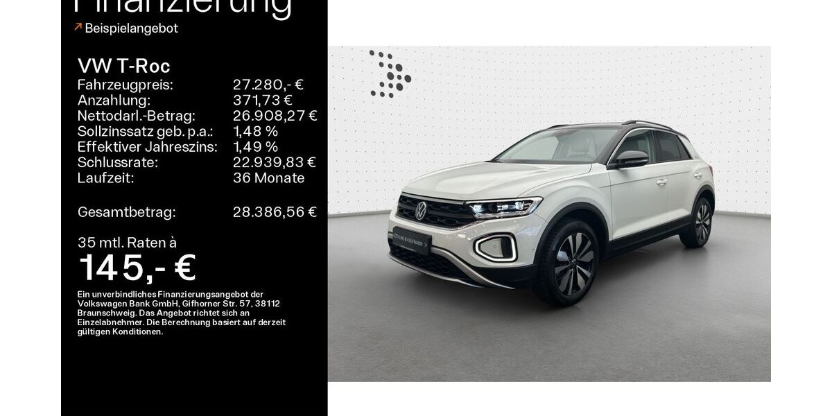 VW T-Roc 25.340 km 26.480 &euro; Hofheim 65719