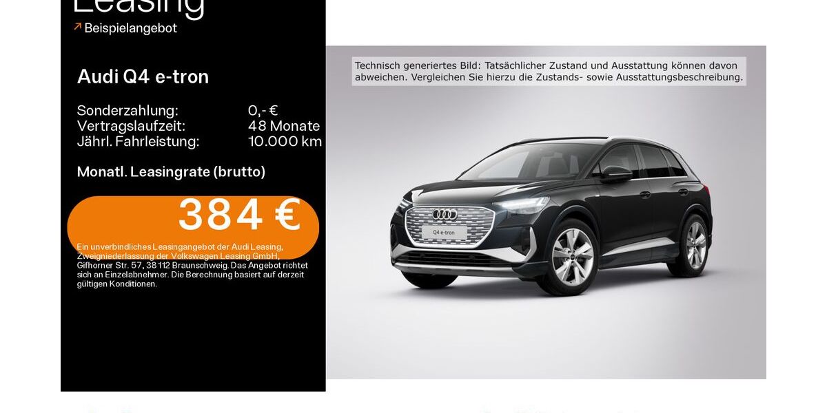 Audi Q4 e-tron 7.879 km 42.990 &euro; Hofheim 65719