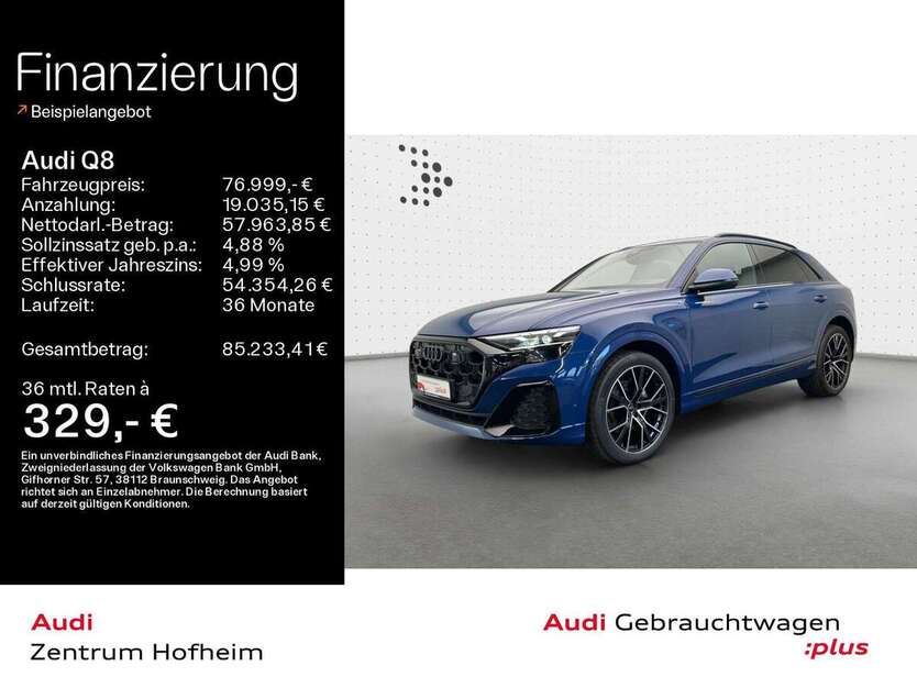 Audi Q8 29.223 km 76.999 € Hofheim 65719