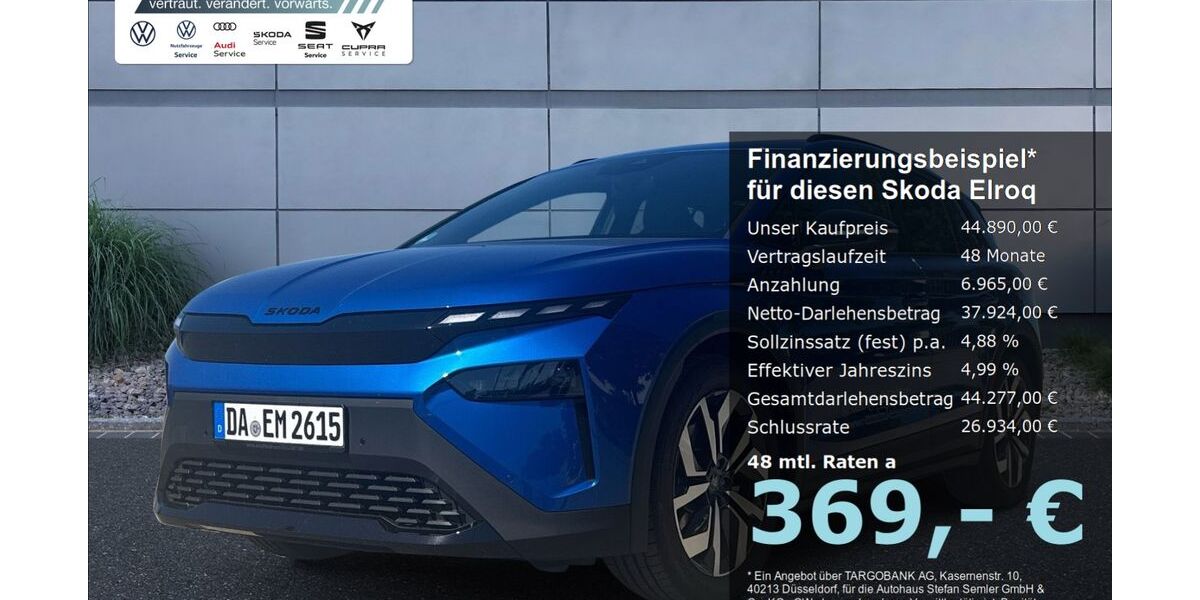 Skoda Elroq 6.000 km 44.890 &euro; Griesheim 64347