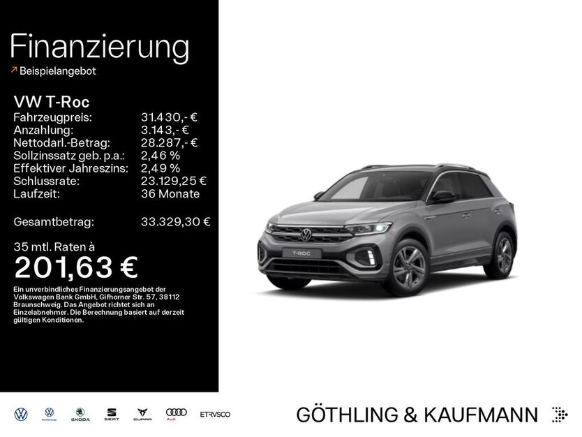 VW T-Roc 25.940 km 31.430 € Hofheim 65719