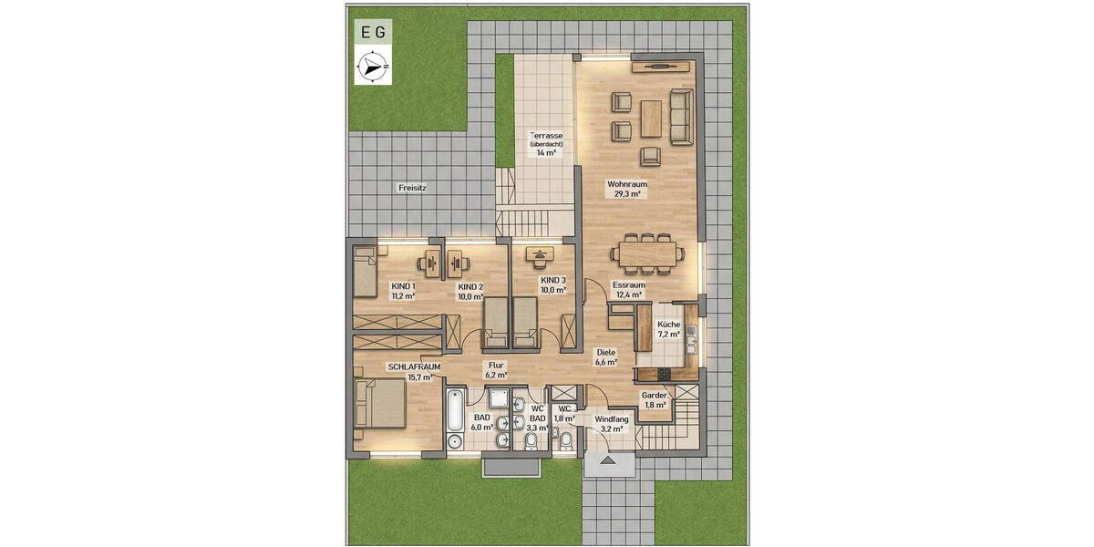 Einfamilienhaus Darmstadt Eberstadt - 7 Zimmer, 170 m&sup2;, 929.000&euro; | Angebot:26016197