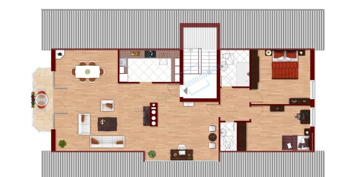 Etagenwohnung Bickenbach - 3 Zimmer, 116 m&sup2;, 395.000&euro; | Angebot:26730728