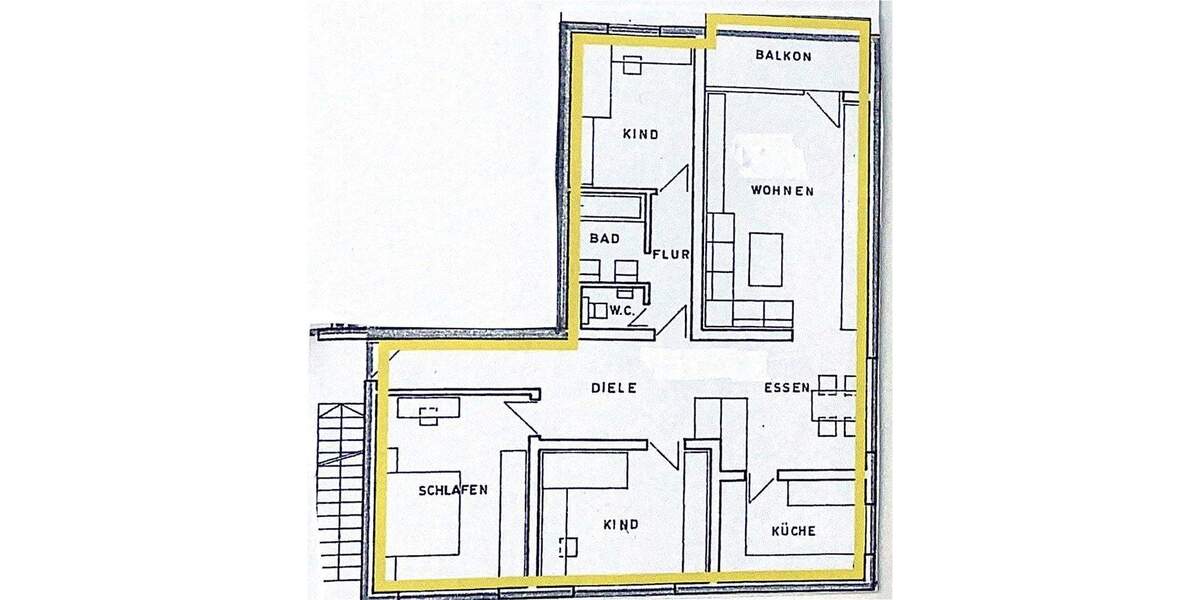 Etagenwohnung Mühltal Nieder-Ramstadt - 4 Zimmer, 100 m&sup2;, 295.000&euro; | Angebot:25314531