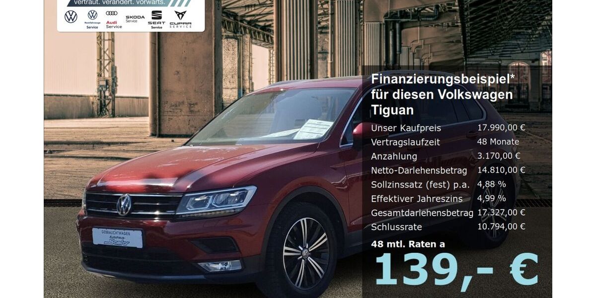VW Tiguan 107.583 km 16.900 &euro; Griesheim 64347