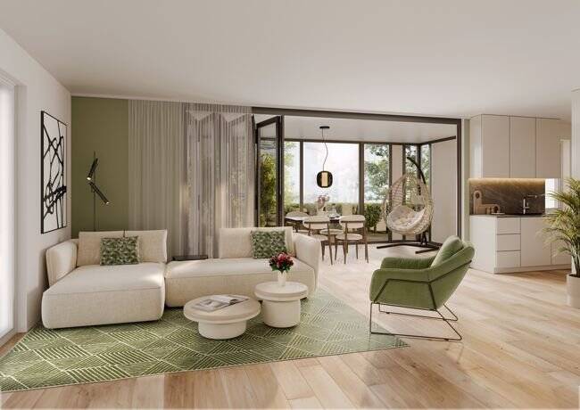 Etagenwohnung Frankfurt am Main Oberrad - 4 Zimmer, 105 m&sup2;, 799.800&euro; | Angebot:23974937