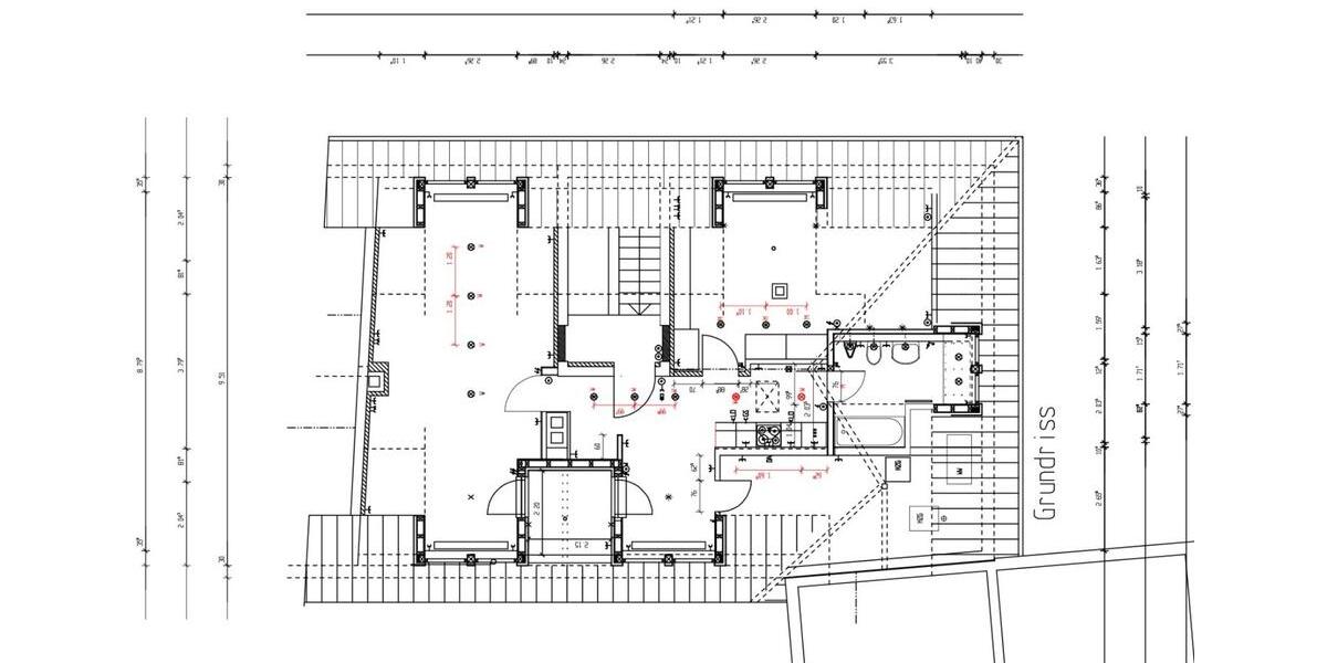 Geräumige und neuwertige 2-Zimmer-DG-Wohnung mit Balkon und Einba 2 zimmer