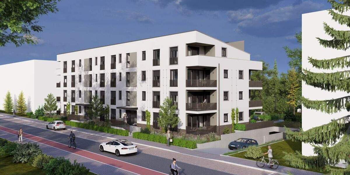 Etagenwohnung Offenbach am Main Bieber - 2 Zimmer, 56 m&sup2;, 345.530&euro; | Angebot:26840633