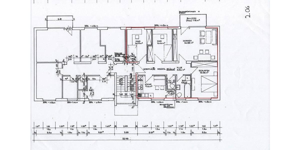 Etagenwohnung Breuberg - 4 Zimmer, 85 m&sup2;, 175.000&euro; | Angebot:26888162