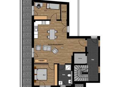 Wohnung zum Mieten in Pfungstadt 1.405 € 85 m² 3 zimmer