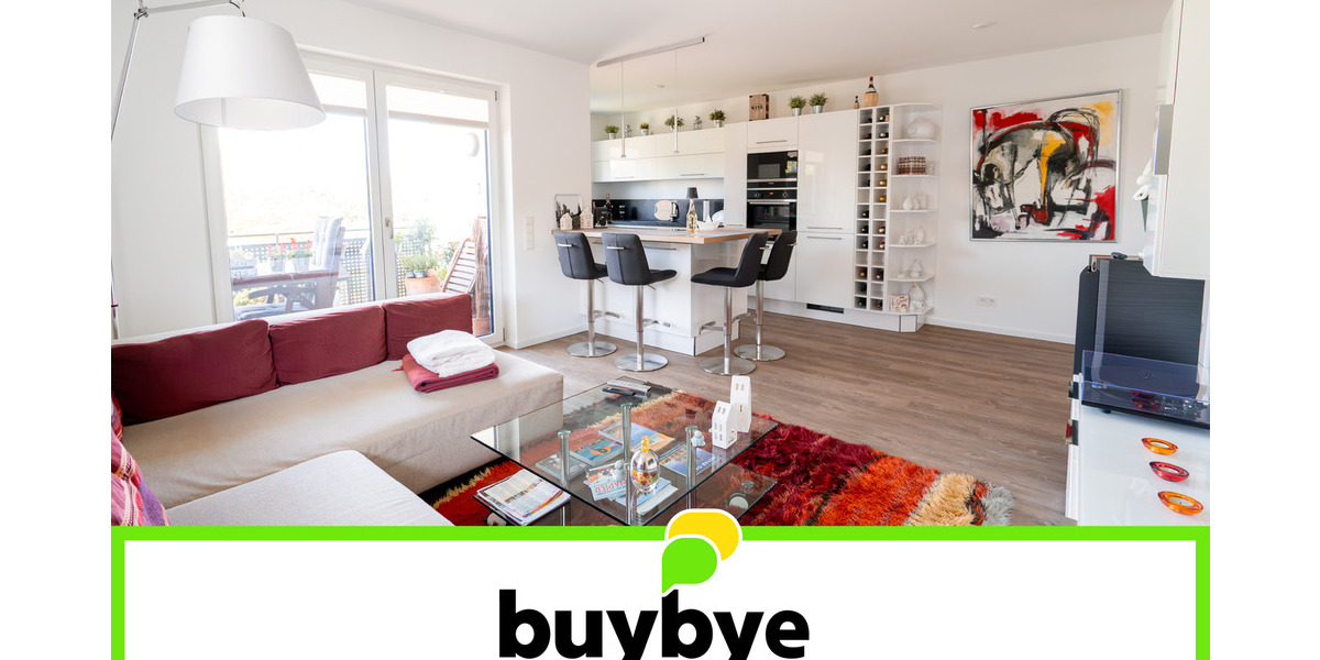 Frankfurt am Main: Moderne und luxuriöse Eigentumswohnung mit Balkon und 2 TG Stellplätzen 4 zimmer