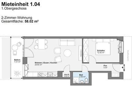 Zimmer Offenbach am Main Buchhügel - 1 Zimmer, 1.600&euro; | Angebot:23979930
