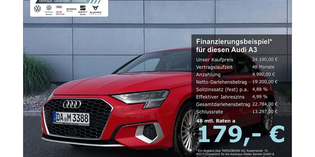 Audi A3 24.630 km 24.190 &euro; Griesheim 64347