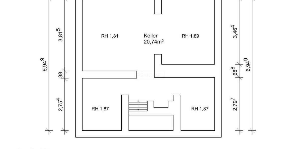Doppelhaushälfte Roßdorf - 4 Zimmer, 86 m&sup2;, 250.000&euro; | Angebot:25733040