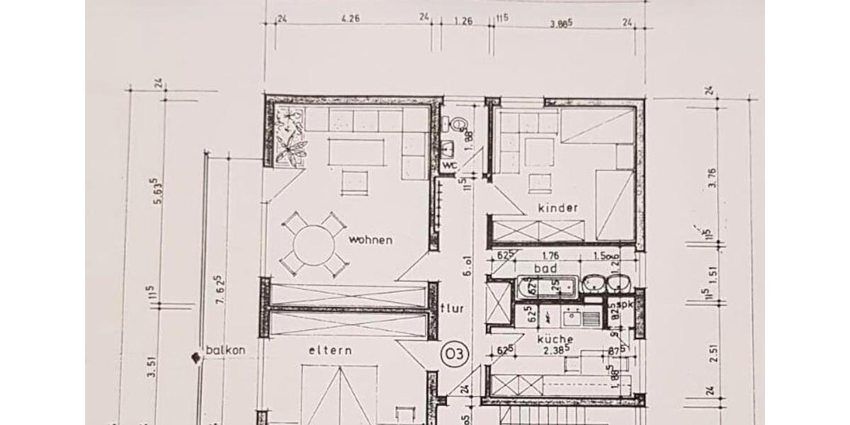 Etagenwohnung Obertshausen - 3 Zimmer, 79 m&sup2;, 275.000&euro; | Angebot:27071129