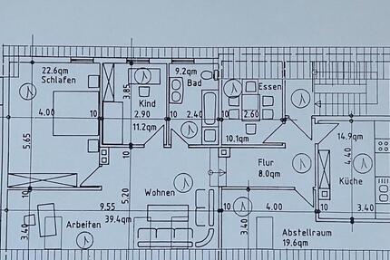 4,5 Zimmer-Dachgeschosswohnung, ca. 110 m² 4.5 zimmer