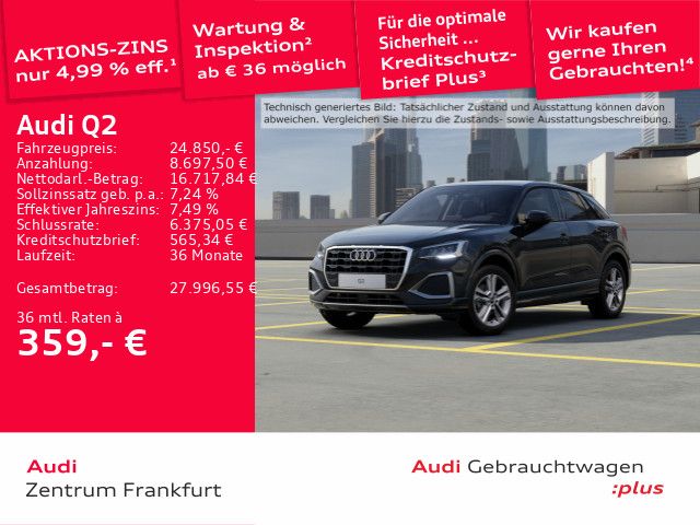 Audi Q2 59.203 km 24.850 &euro; Frankfurt am Main 60314