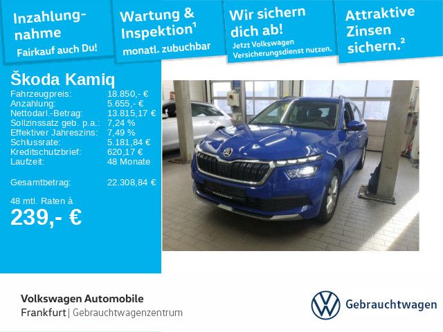 Skoda Kamiq 45.705 km 18.850 &euro; Frankfurt 60326