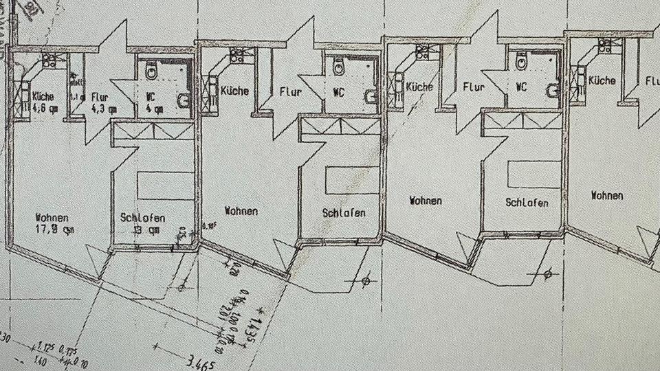 Etagenwohnung Bensheim - 2 Zimmer, 74 m&sup2;, 148.000&euro; | Angebot:26380037