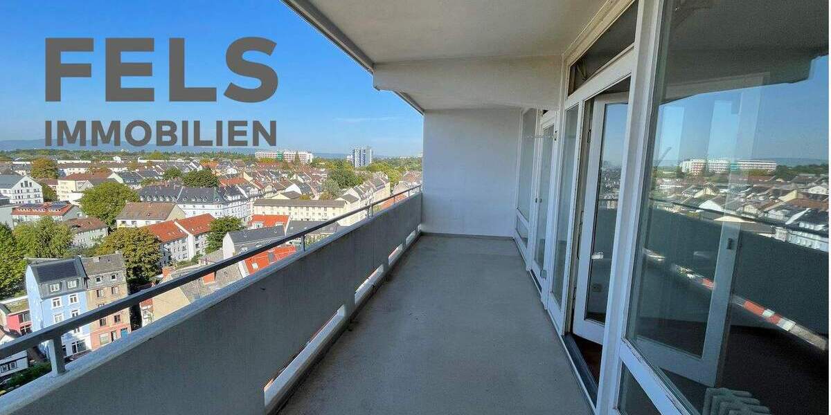 Mehr Skyline-Blick geht nicht - lichtdurchflutete 2-Zimmer-Wohnung in Frankfurt-Bornheim 2 zimmer