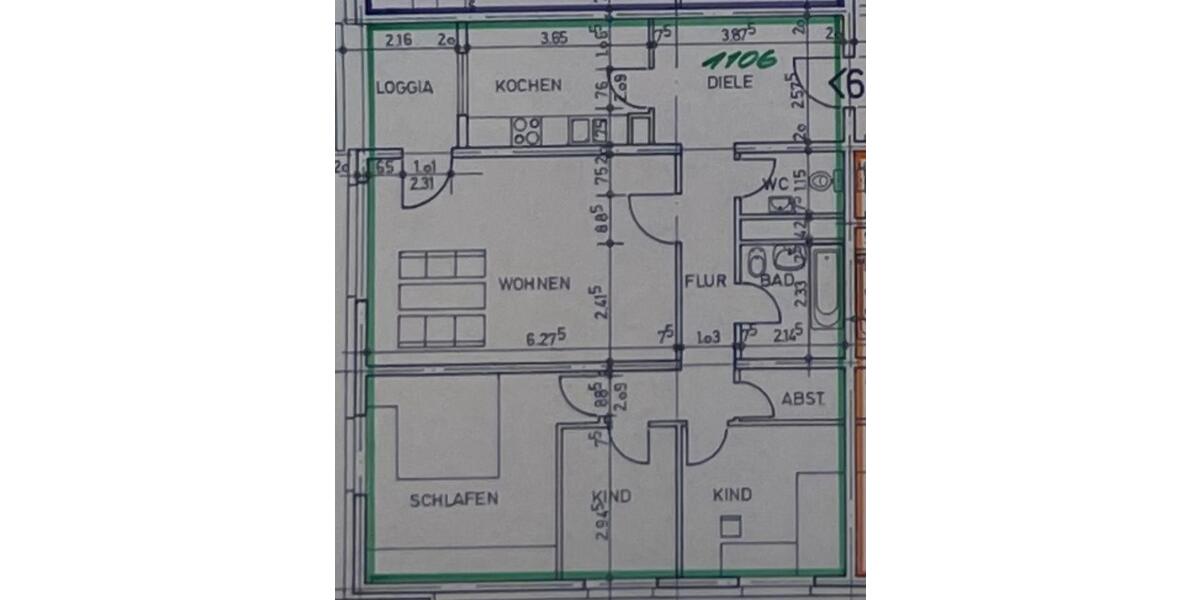 Etagenwohnung Langen (Hessen) - 4 Zimmer, 98 m&sup2;, 360.000&euro; | Angebot:26932692