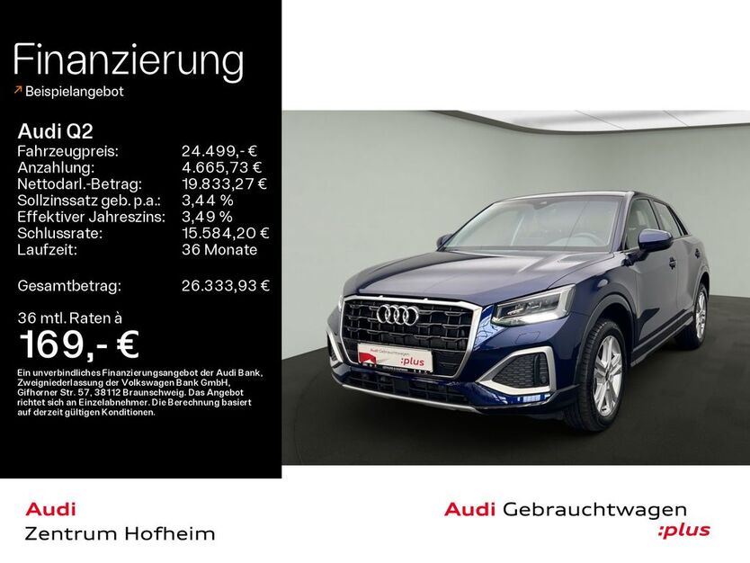 Audi Q2 8.515 km 23.999 € Hofheim 65719