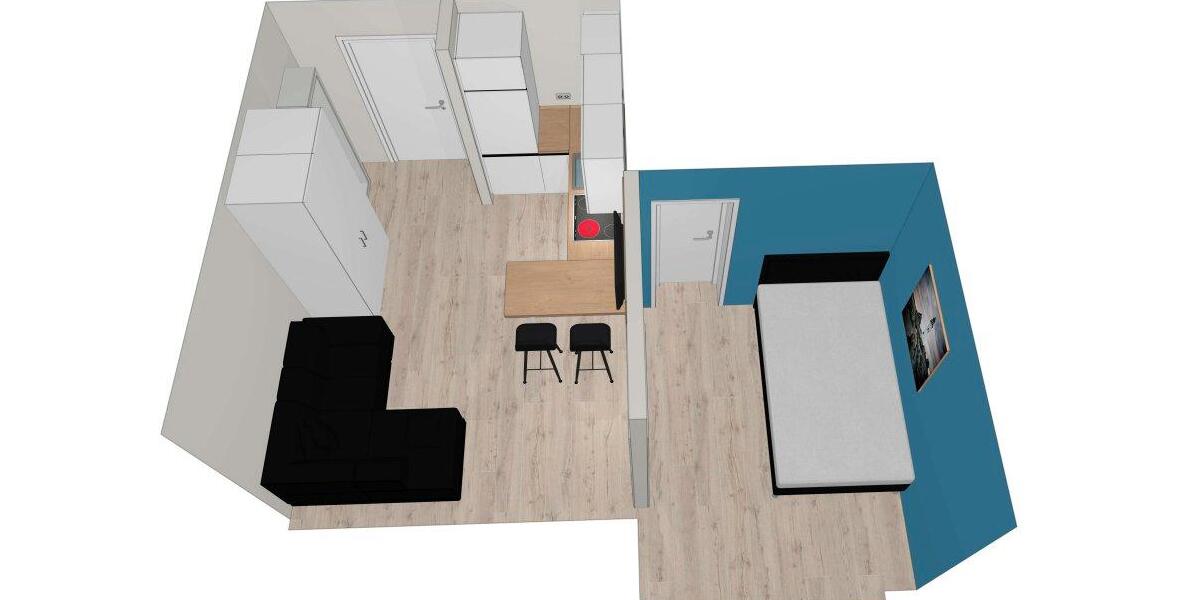Etagenwohnung Offenbach am Main - 2 Zimmer, 34 m&sup2;, 950&euro; | Angebot:26351251