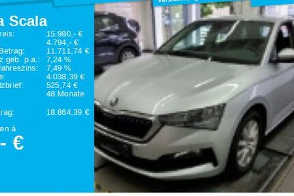 Skoda Scala 17.576 km 15.980 € Frankfurt 60326