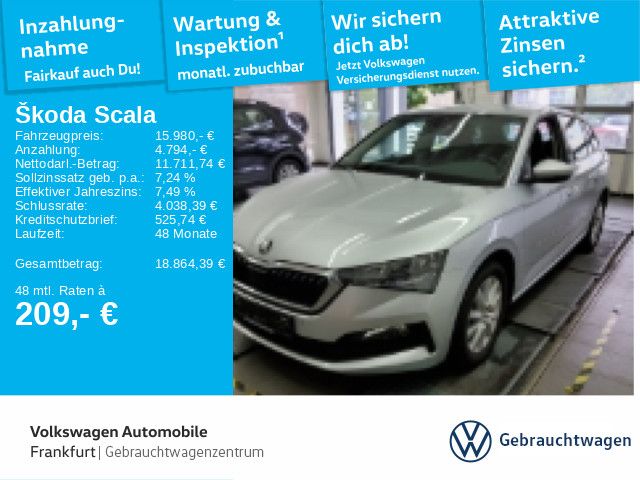 Skoda Scala 17.576 km 15.980 € Frankfurt 60326