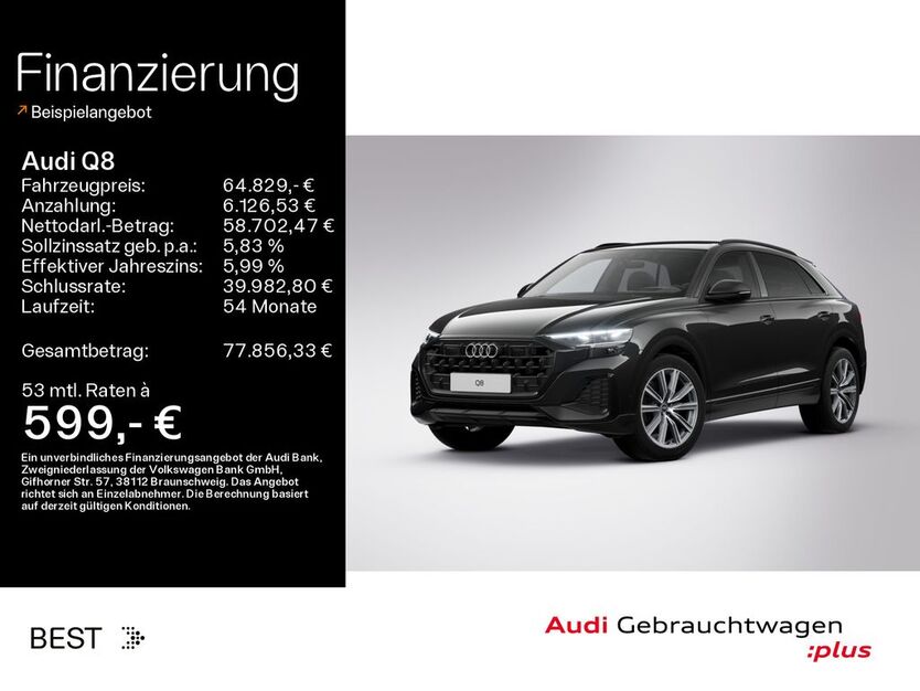 Audi Q8 22.900 km 63.999 € Mühlheim 63165