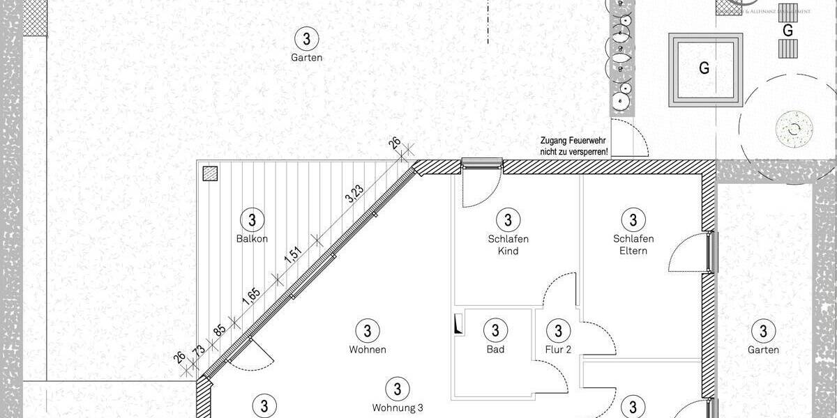 Etagenwohnung Rodgau Jügesheim - 4 Zimmer, 110 m&sup2;, 559.000&euro; | Angebot:26833513