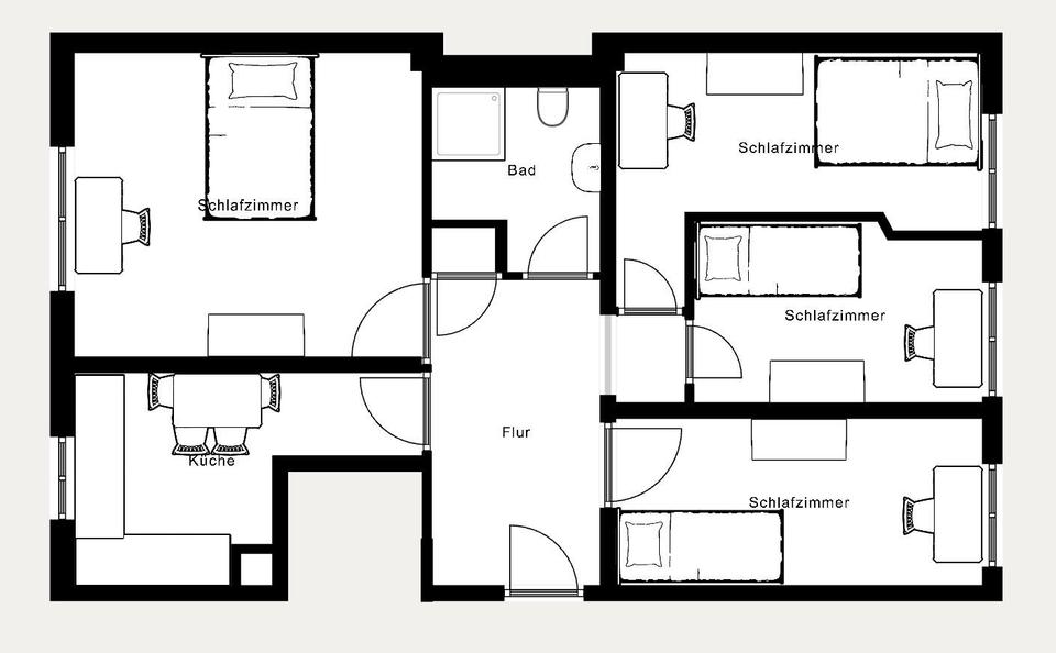 Etagenwohnung Frankfurt am Main Gutleutviertel - 1 Zimmer, 16 m&sup2;, 535&euro; | Angebot:25065305
