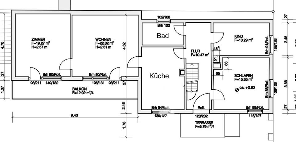 Etagenwohnung Riedstadt - 5.5 Zimmer, 130 m&sup2;, 1.390&euro; | Angebot:26410129