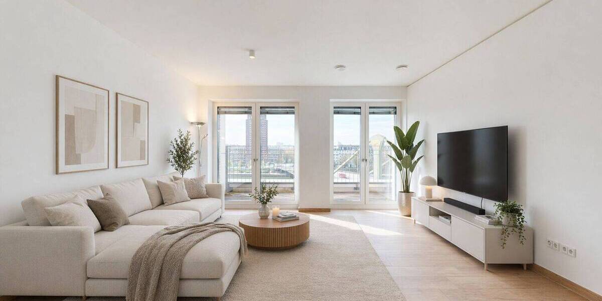 Etagenwohnung Frankfurt am Main Ostend - 2 Zimmer, 79 m&sup2;, 799.000&euro; | Angebot:26257179